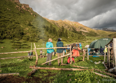 Trekking w Kirgistanie wśród Gór Niebiańskich, sierpień 2016 r. fot. © Magda Załoga, Barents.pl
