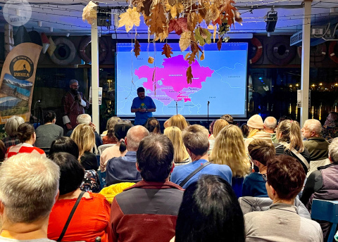 Spotkanie w 2024 r. Prelekcja gościa specjalnego - Wojciech Górecki i opowieści o Kazachstanie.