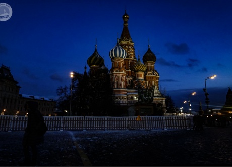 Przystanek w Moskwie w drodze nad Morze Białe. Fot. © Mateusz Kuszela, Barents.pl