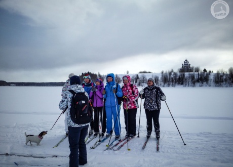 Po Karelii na nartach biegowych.