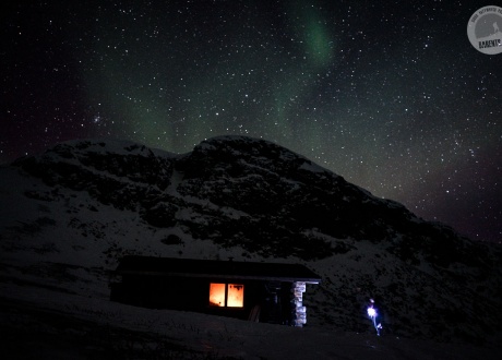Sylwester w Laponii: w świetle zorzy polarnej fot. © Paweł Gardziej, Barents.pl